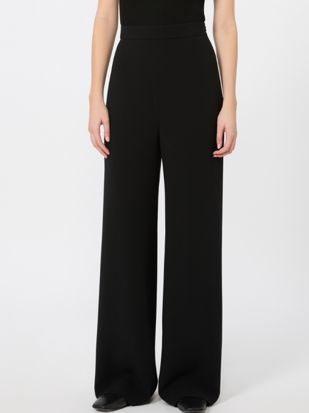 MaxMara Classic Black Wrinkle Free Pants US Size 6